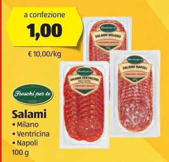 ALDI Salami 100 g offerta