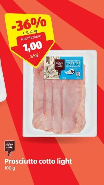 ALDI Prosciutto cotto light offerta