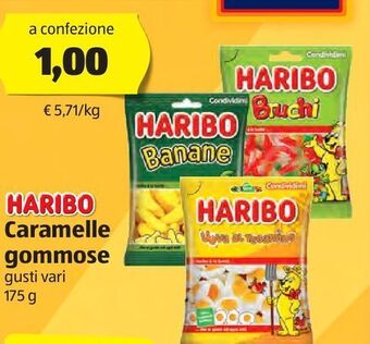 ALDI Haribo Caramelle gommose 175 g offerta