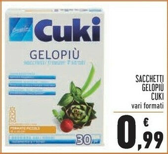 Conad Cuki Sacchetti Gelopiu offerta