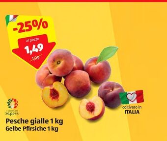 ALDI Pesche gialle 1 kg offerta