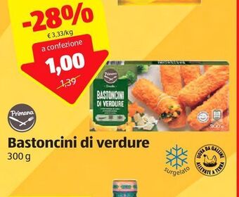 ALDI Bastoncini di verdure 300 g offerta