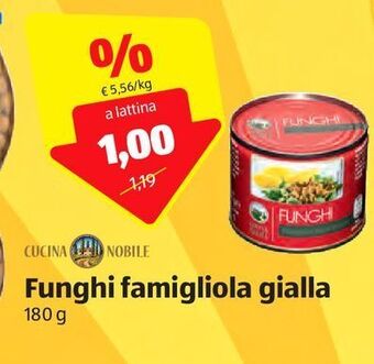 ALDI Funghi famigliola gialla 180 g offerta