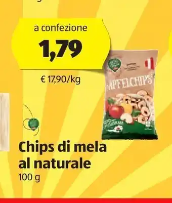 Chips di mela al naturale 100 g