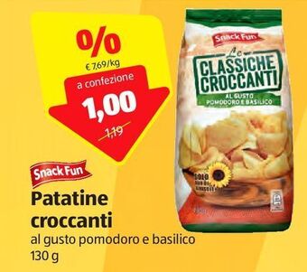 ALDI Patatine croccanti 130 g offerta
