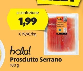 ALDI hola! Prosciutto serrano 100 g offerta