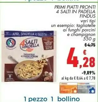 Conad Findus Primi Piatti Pronti 4 Salti In Padella offerta