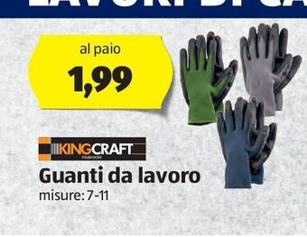 ALDI Guanti da lavoro offerta