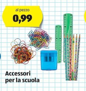 ALDI Accessori per la scuola offerta