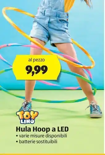 ALDI Hula hoop a led offerta