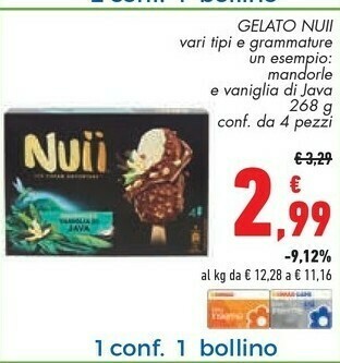 Conad Nuii Ice Cream Adventure 268 G(ml) offerta