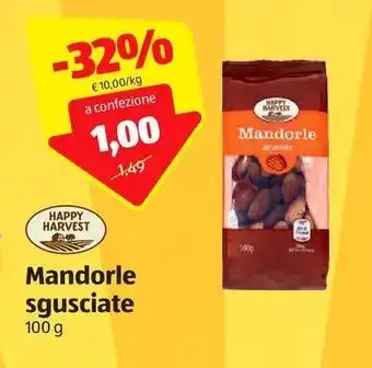 ALDI Happy Harvest Mandorle sgusciate 100 g offerta