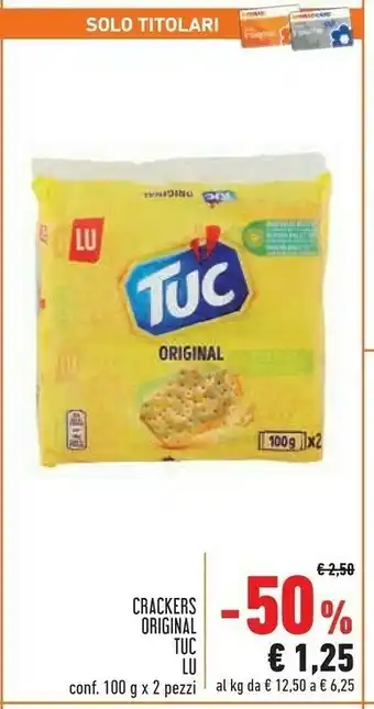 Conad Saiwa Tuc Original 200 G(ml) offerta