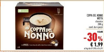 Conad Motta Coppa Del Nonno Classica 288 G(ml) offerta