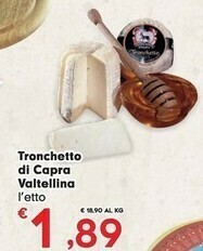 Despar Valtellina Formaggio offerta