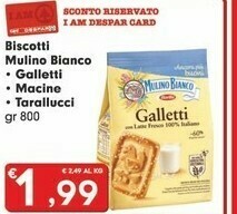 Despar Mulino Bianco Biscotti Mulino bianco offerta