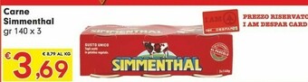 Despar Simmenthal Carne in scatola offerta