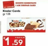 Despar Kinder Snack offerta