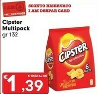 Despar Cipster Snack offerta