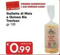 Despar Trevisan Gallette di mais offerta