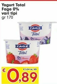 Despar Fage Yogurt greco offerta