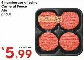 Eurospar Hamburger offerta