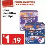 Despar Lines Assorbenti lines offerta