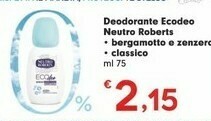 Despar Neutro Roberts Deodorante offerta