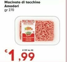 Eurospar Amadori Carne macinata offerta