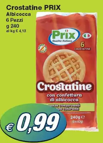 Prix Quality Prix Crostatine Albicocca 6 Pezzi g 240 offerta