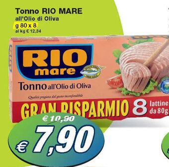 Prix Quality Rio Mare Tonno all'Olio di Oliva g 80 x 8 offerta