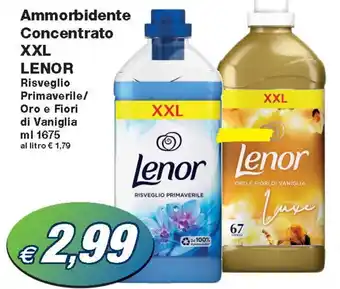 Lenor Ammorbidente Concentrato XXL Risveglio Primaverile/Oro e Fiori di Vaniglia ml 1675