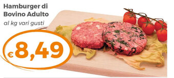 Tocal Hamburger di Bovino Adulto offerta