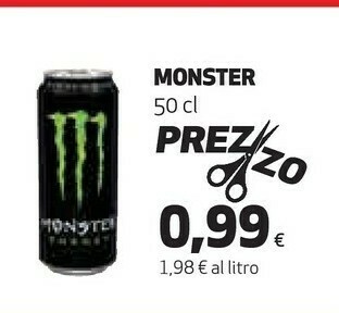 Coop Monster Energy drink offerta