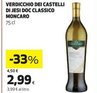 Coop Castelli Vino bianco offerta