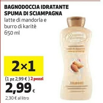 Coop Spuma di Sciampagna Bagnoschiuma offerta