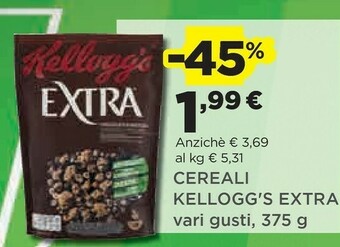 Coop Kelloggs Cereali offerta