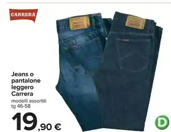 Carrefour Carrera Jeans O Pantalone Leggero offerta