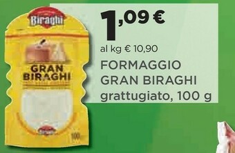 Coop Biraghi Formaggio Grattugiato offerta