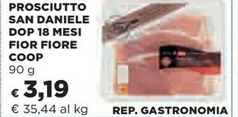 Coop San daniele Prosciutto San Daniele offerta