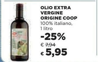 Coop Olio extravergine di oliva offerta