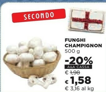 Coop Funghi champignon offerta