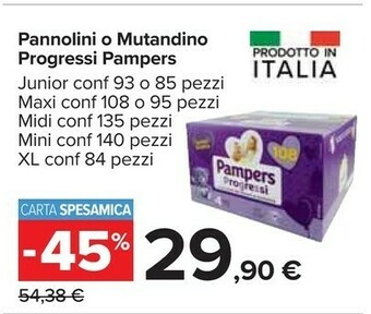 Carrefour Pampers Baby Dry offerta