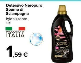 Carrefour Spuma di Sciampagna Detersivo lavatrice offerta