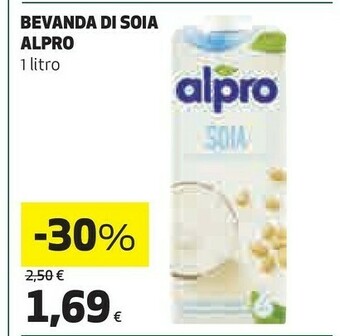 Coop Alpro Latte di soia offerta