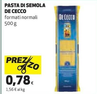 Coop De Cecco Pasta di semola offerta
