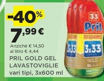 Coop Pril Detersivo lavastoviglie offerta