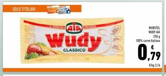 Conad Superstore Wurstel wudy aia 250 g offerta