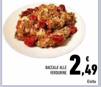 Conad Superstore Baccalà alle verdurine offerta