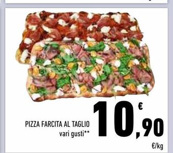 Pizza farcita al taglio